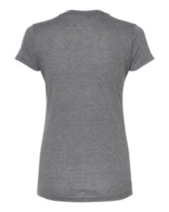 Tultex 240 Women’s Poly-Rich T-Shirt – Heather Charcoal (back)