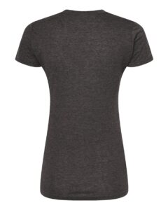 Tultex 240 Women’s Poly-Rich T-Shirt – Heather Graphite (back)
