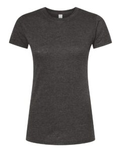 Tultex 240 Women’s Poly-Rich T-Shirt – Heather Graphite