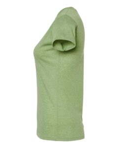 Tultex 240 Women’s Poly-Rich T-Shirt – Heather Green (side)