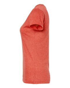 Tultex 240 Women’s Poly-Rich T-Shirt – Heather Orange (side)