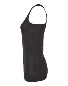 Tultex 190 Women’s Poly-Rich Racerback Tank Top – Black (side)