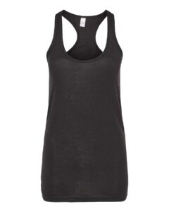 Tultex 190 Women’s Poly-Rich Racerback Tank Top – Black