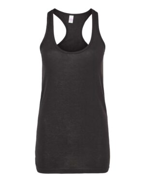 Tultex 190 Women’s Poly-Rich Racerback Tank Top – Black