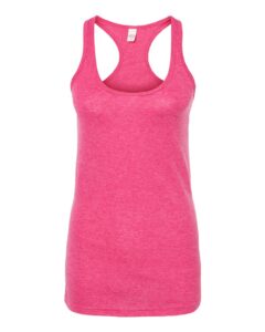 Tultex 190 Women’s Poly-Rich Racerback Tank Top – Heather Fuchsia