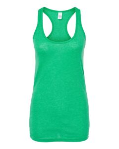 Tultex 190 Women’s Poly-Rich Racerback Tank Top – Heather Kelly