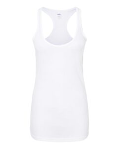 Tultex 190 Women’s Poly-Rich Racerback Tank Top – White
