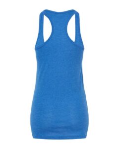 Tultex 190 Women’s Poly-Rich Racerback Tank Top – Heather Royal (back)