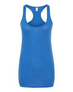 Tultex 190 Women’s Poly-Rich Racerback Tank Top – Heather Royal