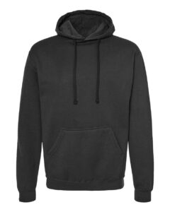Tultex 320 Unisex Fleece Hooded Sweatshirt – Black