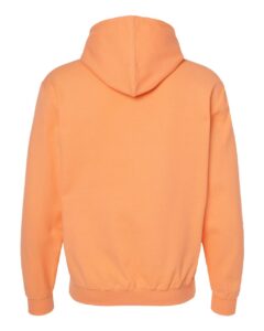 Tultex 320 Unisex Fleece Hooded Sweatshirt – Cantaloupe (back)