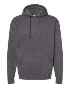 Tultex 320 Unisex Fleece Hooded Sweatshirt – Heather Charcoal