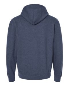 Tultex 320 Unisex Fleece Hooded Sweatshirt – Heather Denim (back)