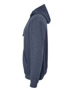 Tultex 320 Unisex Fleece Hooded Sweatshirt – Heather Denim (side)