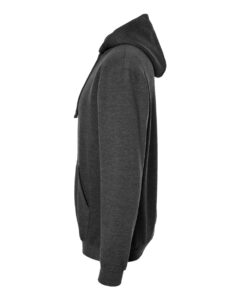 Tultex 320 Unisex Fleece Hooded Sweatshirt – Heather Graphite (side)