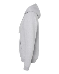 Tultex 320 Unisex Fleece Hooded Sweatshirt – Heather Grey (side)