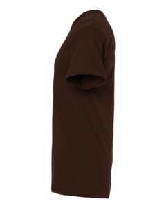M&O 4800 Men’s Gold Soft Touch T-Shirt – Chocolate (side)