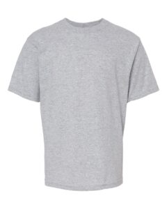 M&O 4850 Youth Gold Soft Touch T-Shirt – Athletic Grey