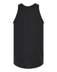 Tultex S105 Unisex Fine Jersey Tank Top – Black (back)