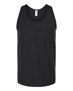 Tultex S105 Unisex Fine Jersey Tank Top – Black