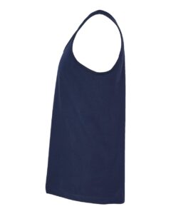 Tultex S105 Unisex Fine Jersey Tank Top – Navy (side)