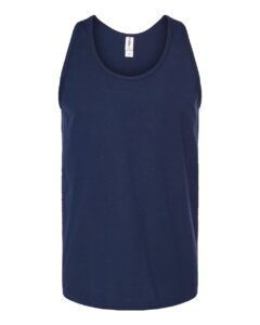 Tultex S105 Unisex Fine Jersey Tank Top – Navy