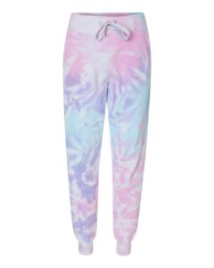 Colortone 8999 Unisex Tie-Dyed Joggers – Cotton Candy