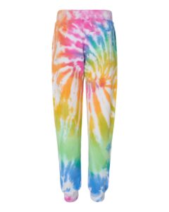 Colortone 8999 Unisex Tie-Dyed Joggers – Eternity (back)