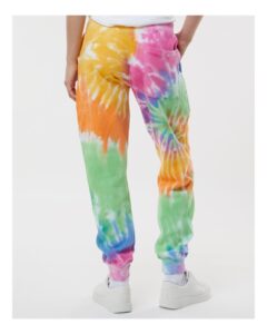 Colortone 8999 Unisex Tie-Dyed Joggers – Eternity (on model back)