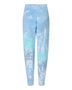 Colortone 8999 Unisex Tie-Dyed Joggers – Lagoon (back)