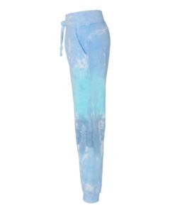 Colortone 8999 Unisex Tie-Dyed Joggers – Lagoon (side)