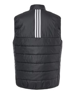 Adidas A572 Men’s Puffer Full-Zip Vest – Black (back)