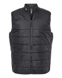 Adidas A572 Men’s Puffer Full-Zip Vest – Black