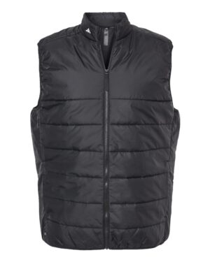 Adidas A572 Men’s Puffer Full-Zip Vest – Black