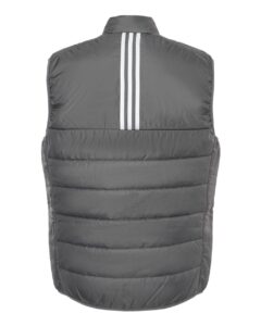 Adidas A572 Men’s Puffer Full-Zip Vest – Grey Five (back)