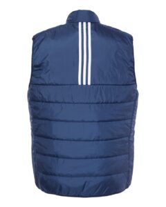 Adidas A572 Men’s Puffer Full-Zip Vest – Team Navy Blue (back)