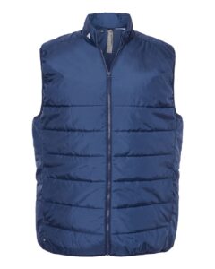 Adidas A572 Men’s Puffer Full-Zip Vest – Team Navy Blue