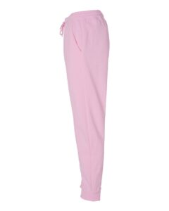 Independent Trading Co. IND20PNT Men’s Midweight Fleece Sweatpants – Light Pink (side)