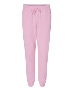 Independent Trading Co. IND20PNT Men’s Midweight Fleece Sweatpants – Light Pink