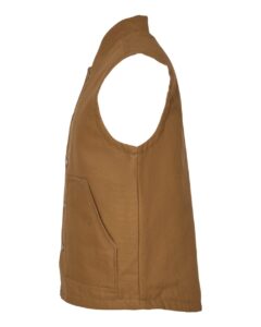 Independent Trading Co. EXP560V Men’s Insulated Canvas Workwear Vest – Saddle (side)