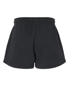Independent Trading Co. PRM20SRT Women’s Lightweight California Wave Wash Fleece Shorts – Black (back)