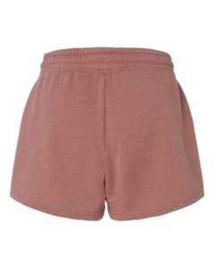 Independent Trading Co. PRM20SRT Women’s Lightweight California Wave Wash Fleece Shorts – Dusty Rose (back)