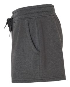 Independent Trading Co. PRM20SRT Women’s Lightweight California Wave Wash Fleece Shorts – Shadow (side)