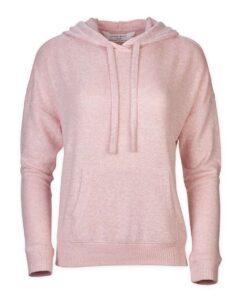 Boxercraft BW1501 Women’s Cuddle Fleece Hooded Sweatshirt – Blush Heather