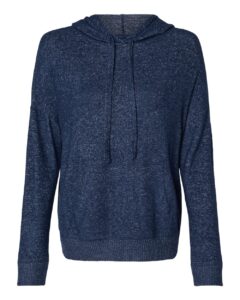 Boxercraft BW1501 Women’s Cuddle Fleece Hooded Sweatshirt – Navy Heather
