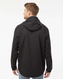 DRI DUCK 5339 Men’s Challenger Anorak – Black (on model back)