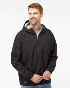 DRI DUCK 5339 Men’s Challenger Anorak – Black (on model)