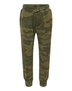 Independent Trading Co. PRM16PNT Youth Lightweight Special Blend Sweatpants – Forest Camo Heather