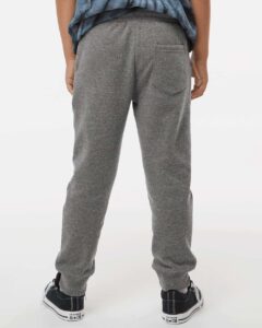 Independent Trading Co. PRM16PNT Youth Lightweight Special Blend Sweatpants – Nickel (on model back)