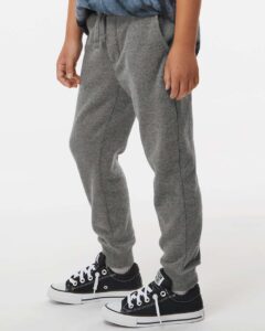 Independent Trading Co. PRM16PNT Youth Lightweight Special Blend Sweatpants – Nickel (on model side)